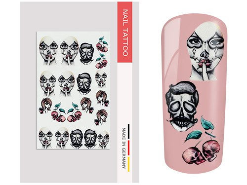 nailart-tattoo-la-catrina-rockabilly