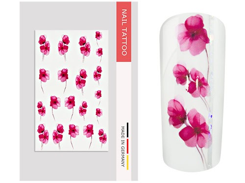 nailart-tattoo-poppy-flower