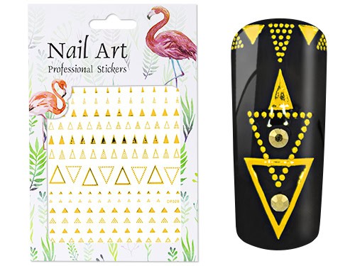 sticker-3d-gold-triangle