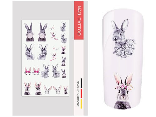 nailart-tattoo-easter-bunny-ii