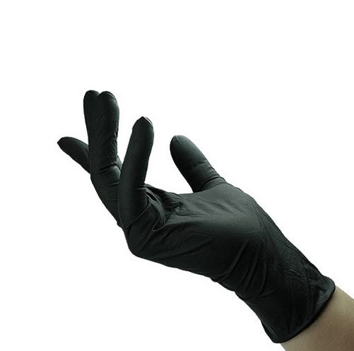 Nitril-Handschuhe Schwarz Größe M 100 Stück – Nails Boutique