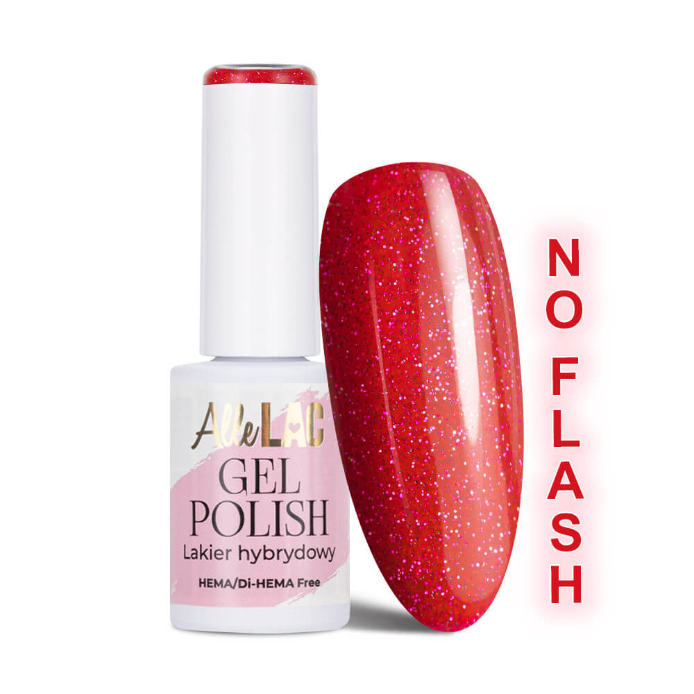 Reds Flash Glitter Raspberry AlleLac