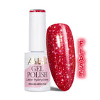 Reds Flash Glitter Raspberry AlleLac