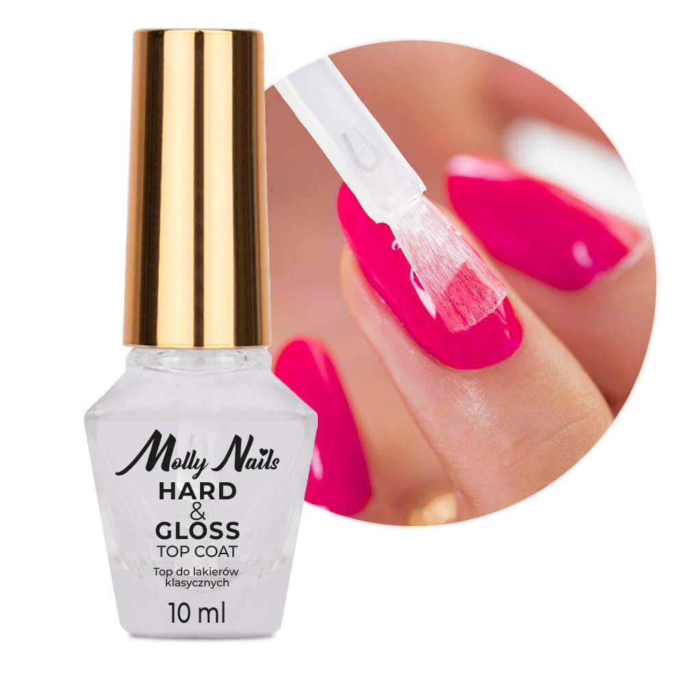 Top Coat with Hard Gloss MollyNails 10ml