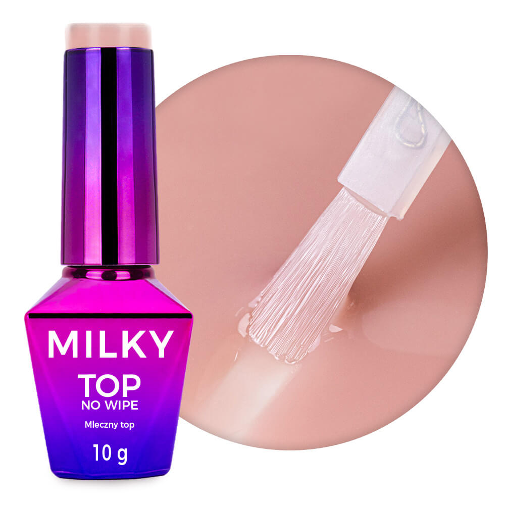 Top No Wipe Milky Nude MollyNails 10g
