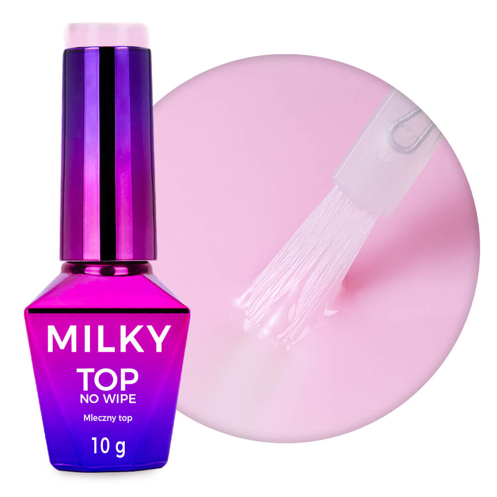 Top No Wipe Milky Blush MollyNails 10g